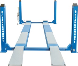 Подъемник 4-х стоечный электрогидравлический на 4, 5 тонны под сход-развал, 380В СТАНКОИМПОРТ