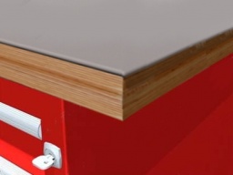 01.314М(32)-9007 Столешница с металлич. наст. 4 мм, для верстака "CLASSIC" и "TITAN" 1390x700x32 мм