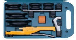 Ручной трубогиб с комплектом пуансонов и труборезом